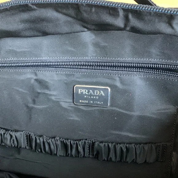Prada - makeup case - vintage - black - Picture 7 of 10